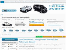 Tablet Screenshot of hillscontracts.co.uk
